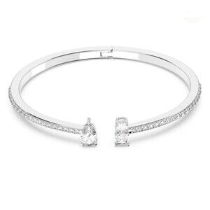 Swarovski  Bracelet Mesmera Cuff Mixed Cut Crystals, Rhodium Plated, 5572667 NEW